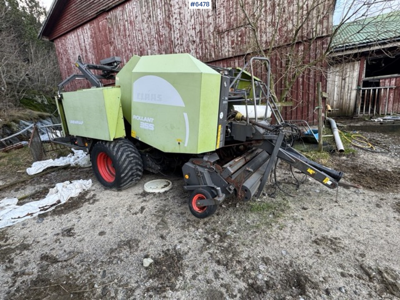Claas Rollant 255 Uniwrap – 2010 model Condition: Repair project / for parts - Udstyr til hø: billede 2 Claas Rollant 255 Uniwrap – 2010 model Condition: Repair project / for parts - Udstyr til hø: billede 2