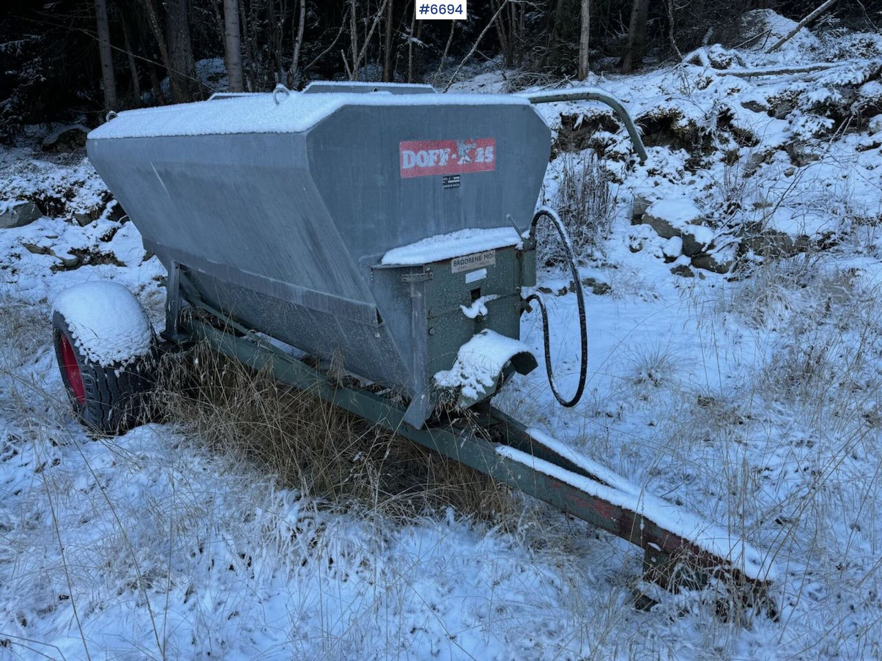 Doff X25 Manure spreader - Møgspreder: billede 3 Doff X25 Manure spreader - Møgspreder: billede 3