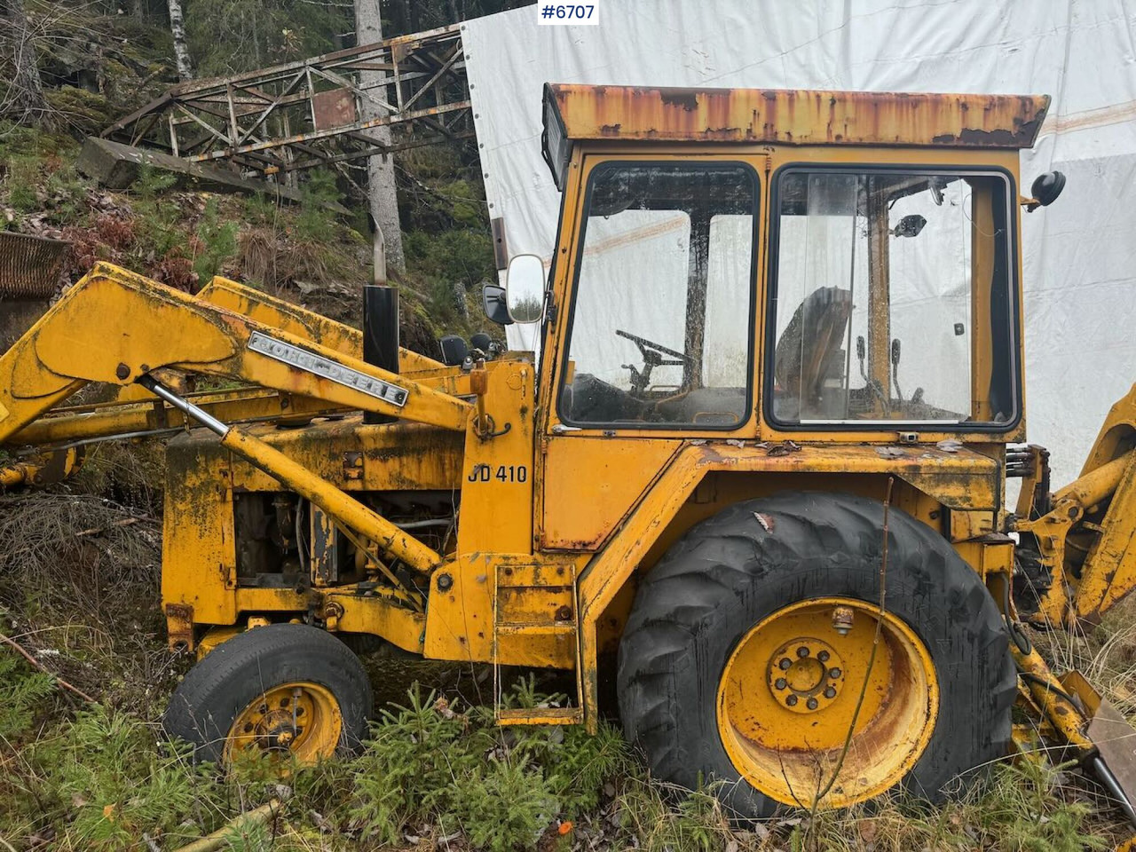John Deere 410 Backhoe loader - Traktor: billede 3 John Deere 410 Backhoe loader - Traktor: billede 3