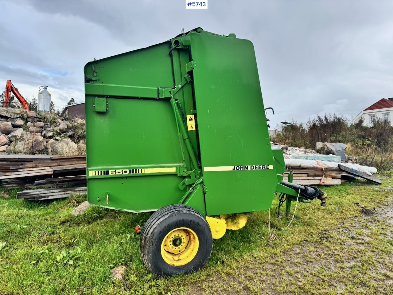 John Deere 550 Round Baler. - Udstyr til hø: billede 5 John Deere 550 Round Baler. - Udstyr til hø: billede 5