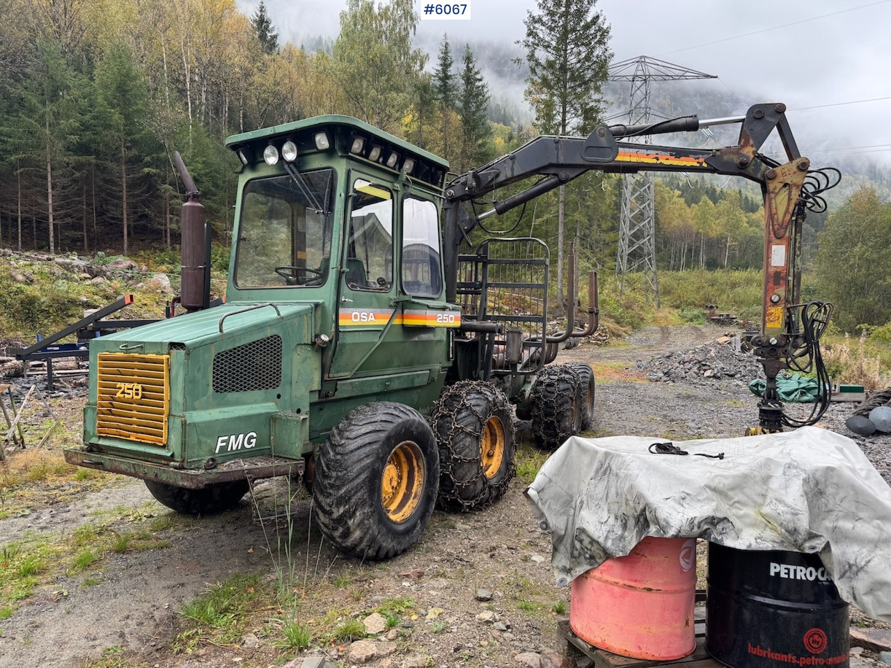 Øsa 250 FMG Load carrier. - Udkørselsmaskine: billede 2 Øsa 250 FMG Load carrier. - Udkørselsmaskine: billede 2