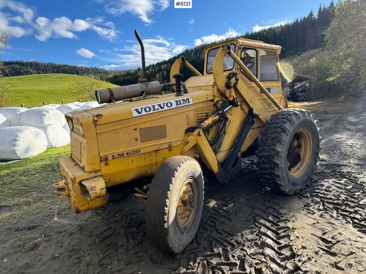 Volvo BM LM 620 rear loader with pallet forks and bucket. WATCH VIDEO! - Minilæsser: billede 3 Volvo BM LM 620 rear loader with pallet forks and bucket. WATCH VIDEO! - Minilæsser: billede 3