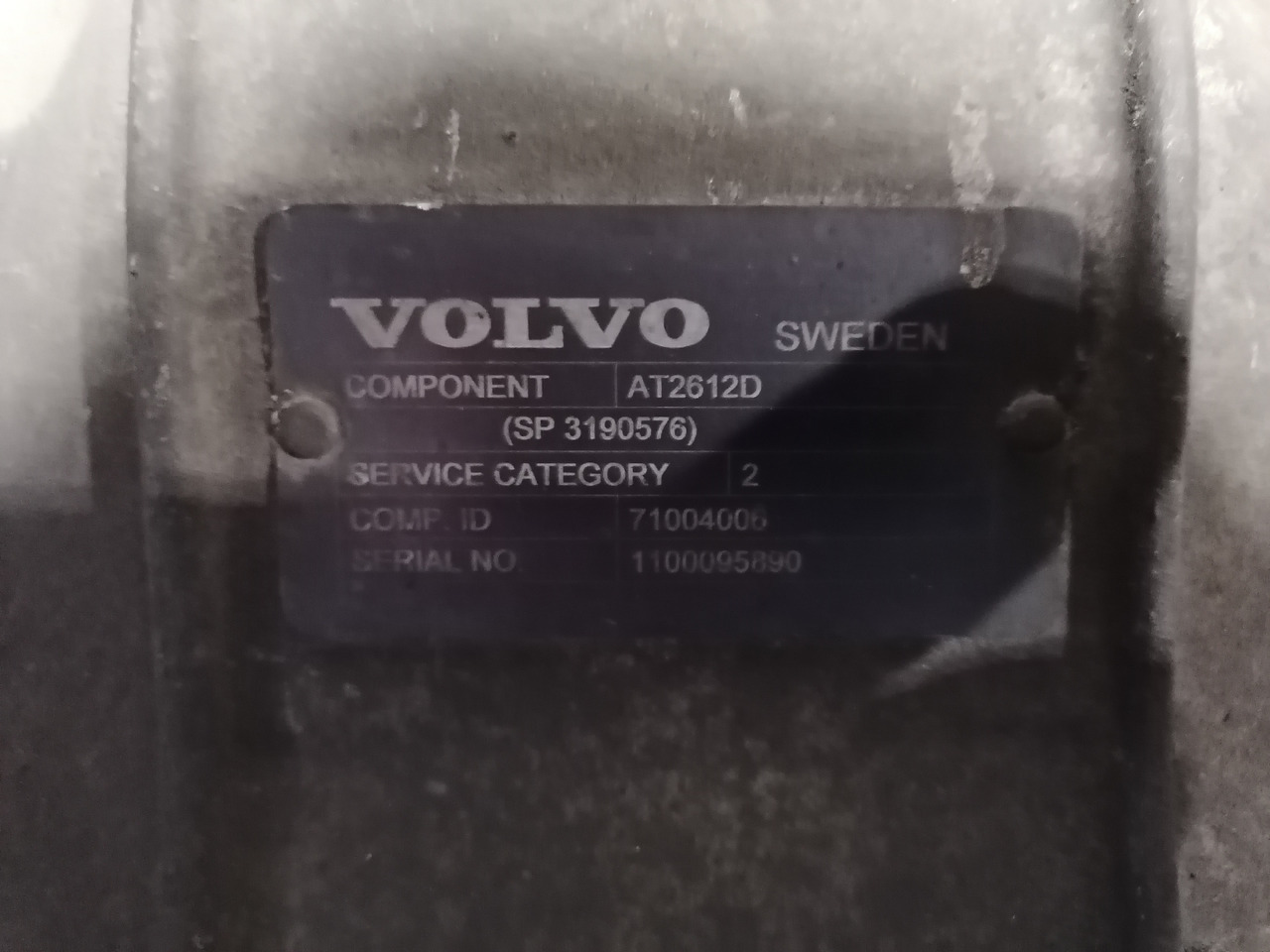 VOLVO remanufactured gearbox AT2612D - Gearkasse: billede 5 VOLVO remanufactured gearbox AT2612D - Gearkasse: billede 5