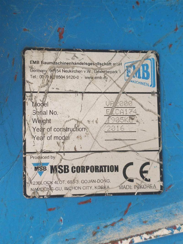 EMB VP2000 - Hydrauliske sakse: billede 3 EMB VP2000 - Hydrauliske sakse: billede 3