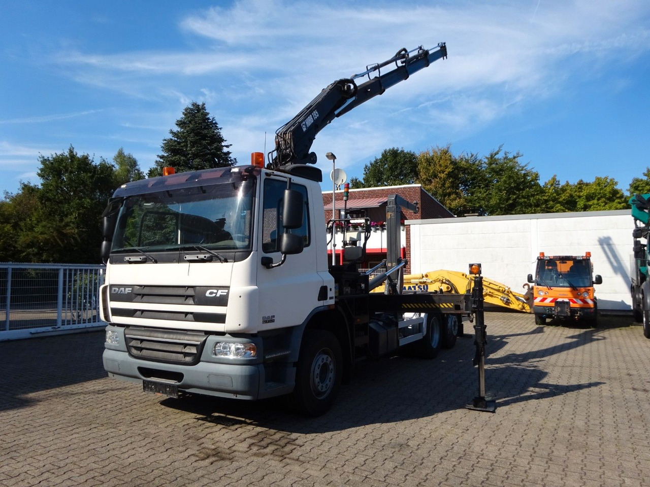 DAF 28-250 CF Abroller + HIA B195-3 Kran - Lastbil kroghejs, Lastbil med kran: billede 2 DAF 28-250 CF Abroller + HIA B195-3 Kran - Lastbil kroghejs, Lastbil med kran: billede 2