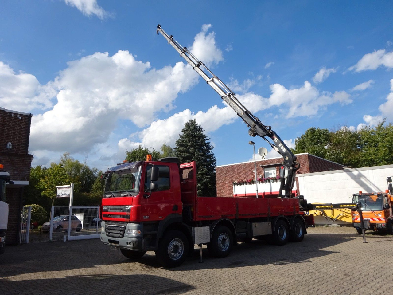 DAF 85.410 Pritsche + HIAB 322E6 Kran 8x4 - Lastbil med kran: billede 4 DAF 85.410 Pritsche + HIAB 322E6 Kran 8x4 - Lastbil med kran: billede 4