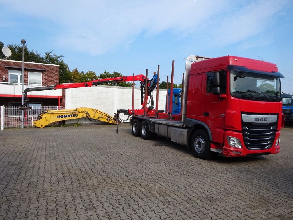 DAF XF 510 + EPSILON M120Z Holzheckladekran +Greifer DAF XF 510 + EPSILON M120 Z79 Holzkran +Greifer - Tømmerbil, Lastbil med kran: billede 3 DAF XF 510 + EPSILON M120Z Holzheckladekran +Greifer DAF XF 510 + EPSILON M120 Z79 Holzkran +Greifer - Tømmerbil, Lastbil med kran: billede 3