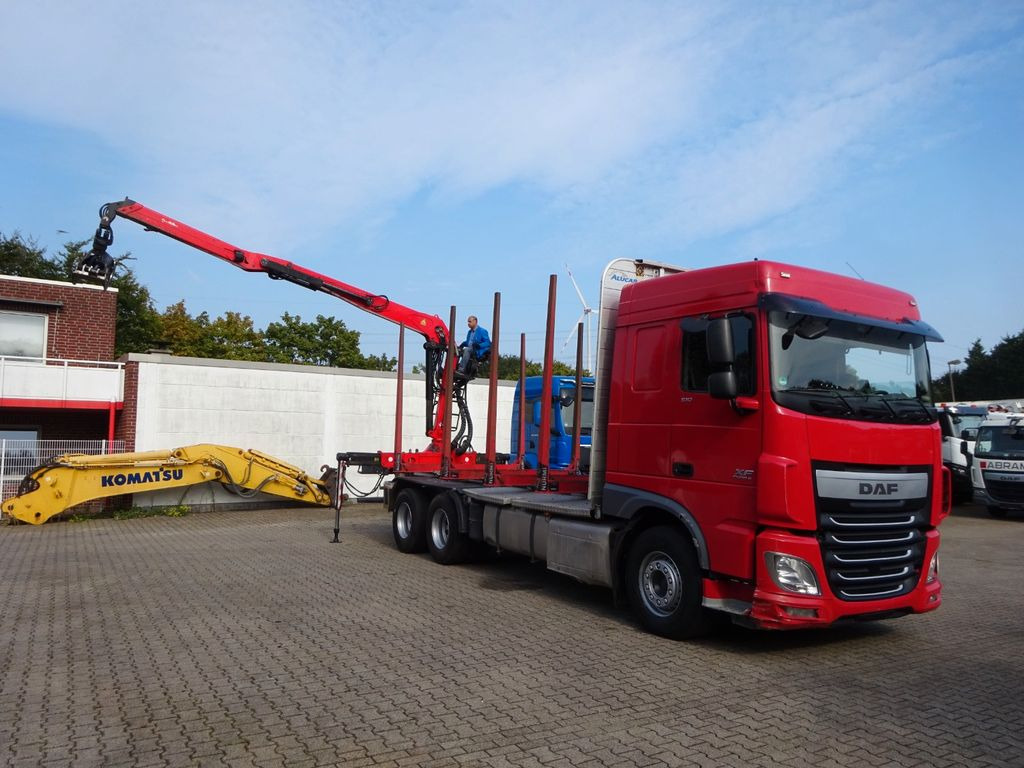 DAF XF 510 + EPSILON M120Z Holzheckladekran +Greifer DAF XF 510 + EPSILON M120 Z79 Holzkran +Greifer - Tømmerbil, Lastbil med kran: billede 2 DAF XF 510 + EPSILON M120Z Holzheckladekran +Greifer DAF XF 510 + EPSILON M120 Z79 Holzkran +Greifer - Tømmerbil, Lastbil med kran: billede 2