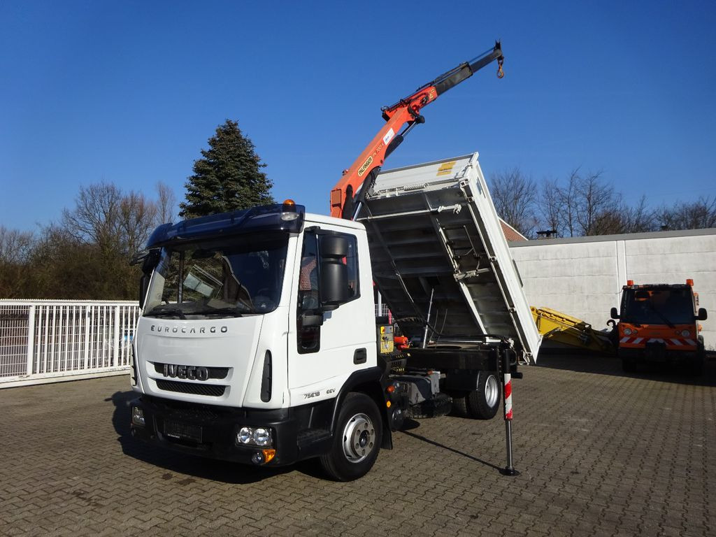 Iveco ML75E18K MEILLER 3Skipper mit PK 7001 Kran 4x2 Iveco ML75E18K MEILLER 3Skipper mit PK 7001 Kran 4x2 - Tipvogn lastbil, Lastbil med kran: billede 1 Iveco ML75E18K MEILLER 3Skipper mit PK 7001 Kran 4x2 Iveco ML75E18K MEILLER 3Skipper mit PK 7001 Kran 4x2 - Tipvogn lastbil, Lastbil med kran: billede 1