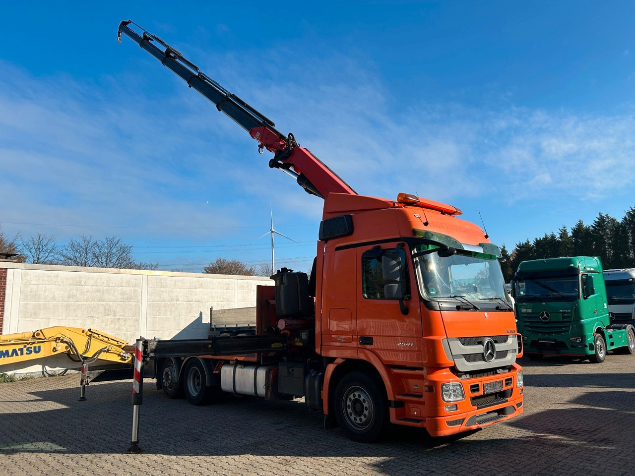 Mercedes-Benz 2541 Actros Plattform + FASSI Kran 6X2 - Lastbil med kran: billede 4 Mercedes-Benz 2541 Actros Plattform + FASSI Kran 6X2 - Lastbil med kran: billede 4