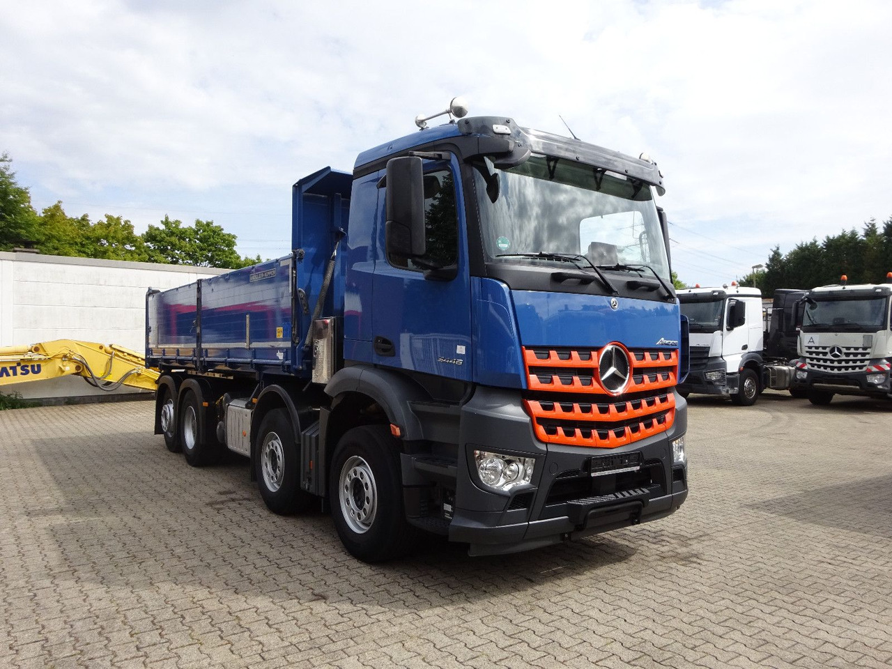 Tipvogn lastbil Mercedes-Benz 3446 Arocs MEILER 3 Seitenkipper 8x2: billede 8