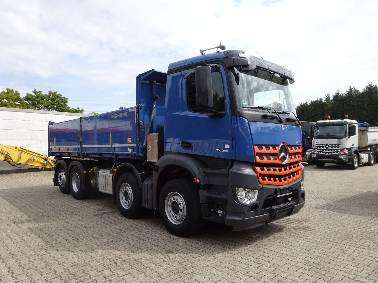 Tipvogn lastbil Mercedes-Benz 3446 Arocs MEILER 3 Seitenkipper 8x2: billede 7