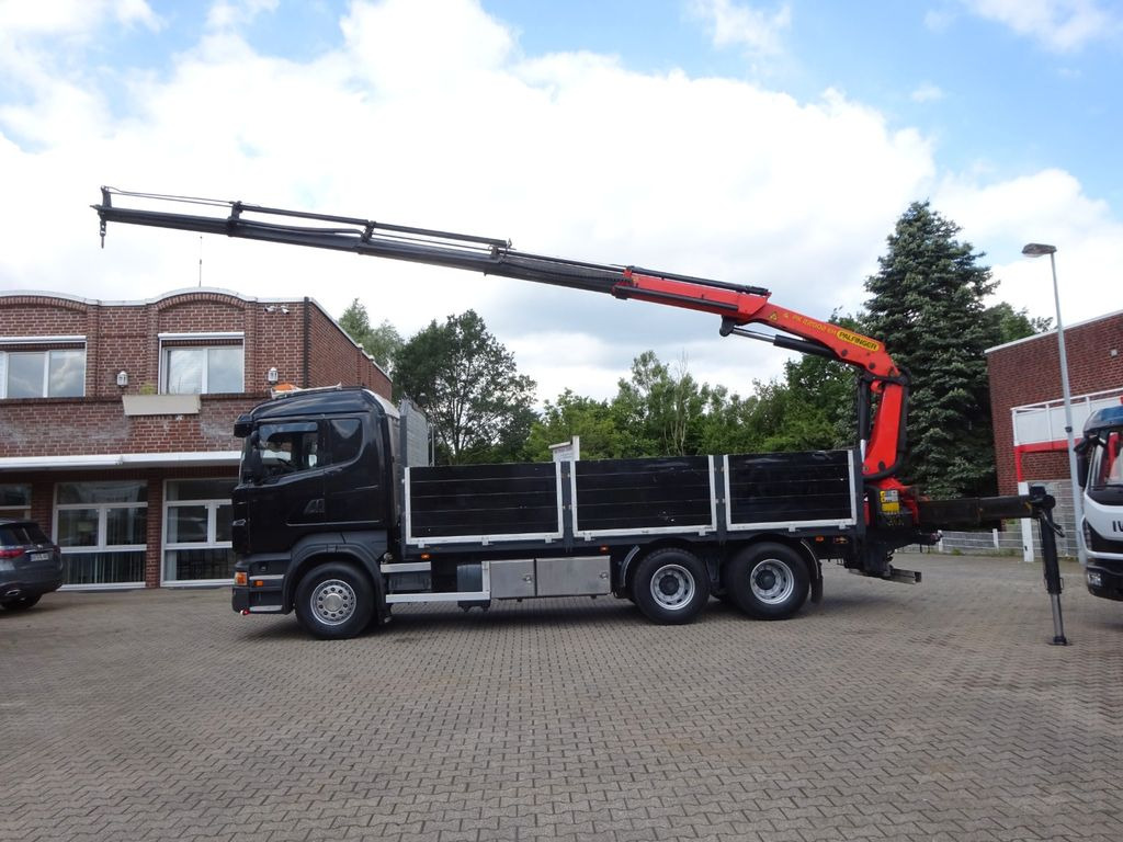 Scania R620 V8 Pritsche + PALFINGER 22002EH Kran Scania R620 V8 Pritsche + PALFINGER 22002EH Kran - Lastbil med kran, Lastbil med lad: billede 1 Scania R620 V8 Pritsche + PALFINGER 22002EH Kran Scania R620 V8 Pritsche + PALFINGER 22002EH Kran - Lastbil med kran, Lastbil med lad: billede 1