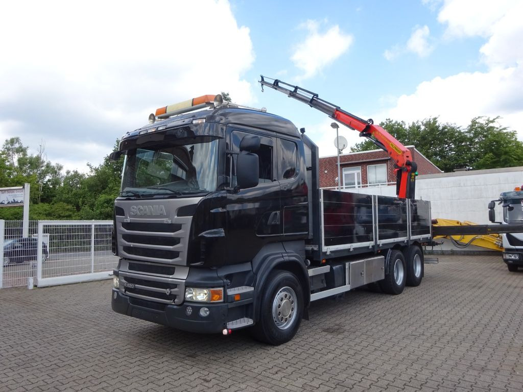 Scania R620 V8 Pritsche + PALFINGER 22002EH Kran Scania R620 V8 Pritsche + PALFINGER 22002EH Kran - Lastbil med kran, Lastbil med lad: billede 3 Scania R620 V8 Pritsche + PALFINGER 22002EH Kran Scania R620 V8 Pritsche + PALFINGER 22002EH Kran - Lastbil med kran, Lastbil med lad: billede 3