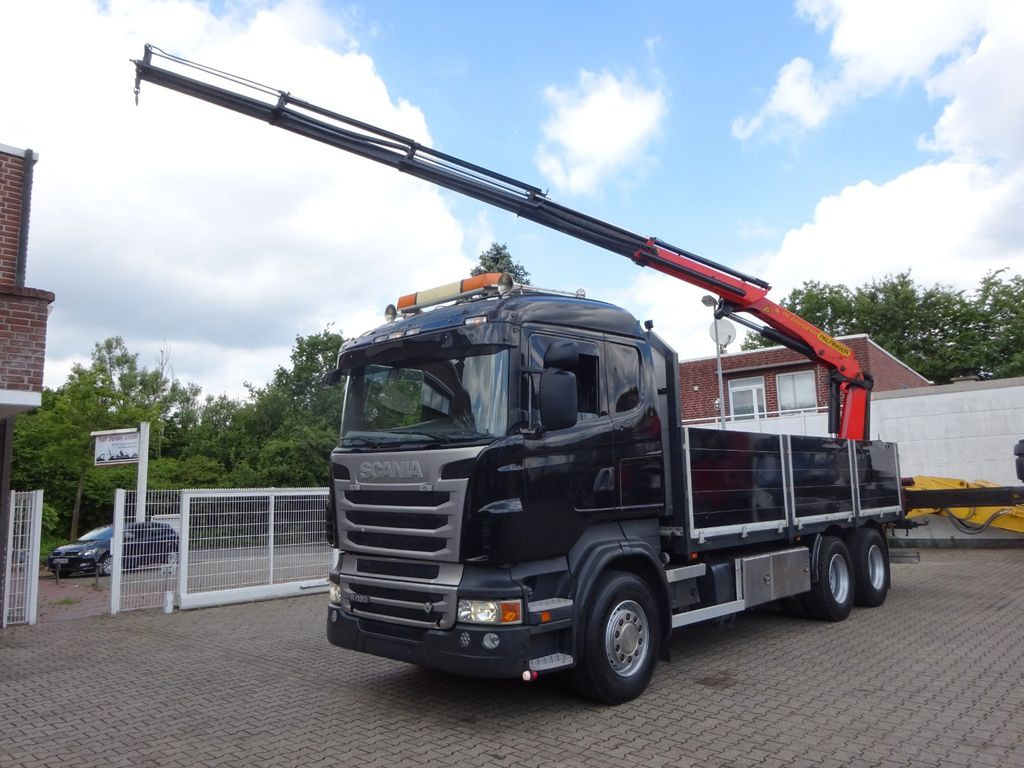 Scania R620 V8 Pritsche + PALFINGER 22002EH Kran Scania R620 V8 Pritsche + PALFINGER 22002EH Kran - Lastbil med kran, Lastbil med lad: billede 2 Scania R620 V8 Pritsche + PALFINGER 22002EH Kran Scania R620 V8 Pritsche + PALFINGER 22002EH Kran - Lastbil med kran, Lastbil med lad: billede 2