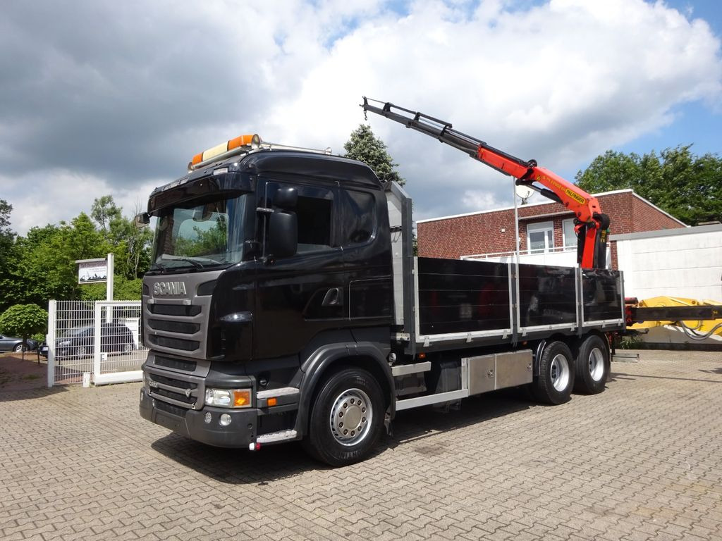 Scania R620 V8 Pritsche + PALFINGER 22002EH Kran Scania R620 V8 Pritsche + PALFINGER 22002EH Kran - Lastbil med kran, Lastbil med lad: billede 4 Scania R620 V8 Pritsche + PALFINGER 22002EH Kran Scania R620 V8 Pritsche + PALFINGER 22002EH Kran - Lastbil med kran, Lastbil med lad: billede 4