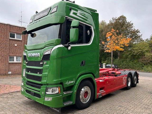 Scania S580 V8 MEILLER Abroller mit Lift+Lenkachse 6x2 - Lastbil kroghejs: billede 1 Scania S580 V8 MEILLER Abroller mit Lift+Lenkachse 6x2 - Lastbil kroghejs: billede 1