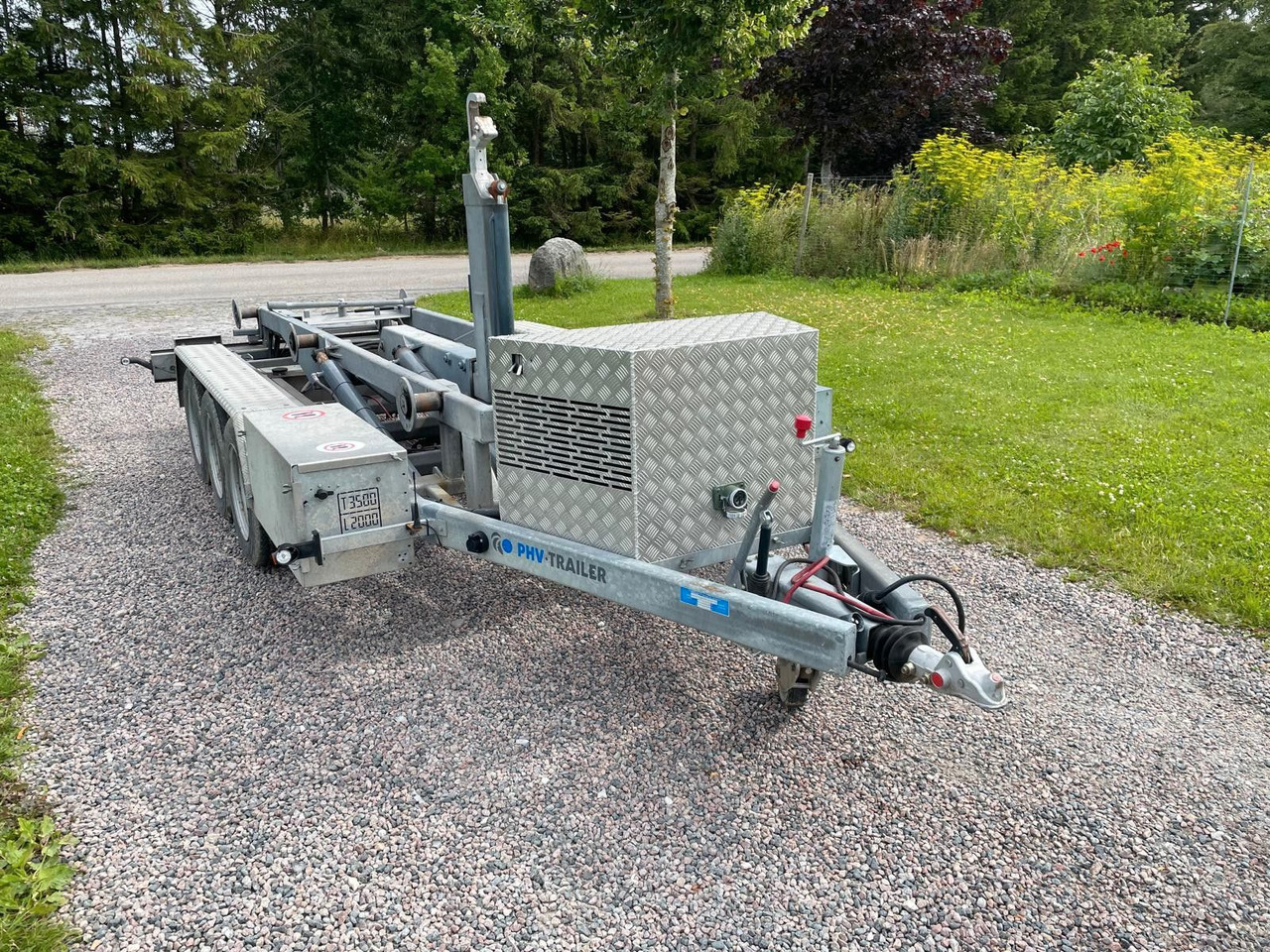 PHV hooklift trailer, EC FLEX PH1532, 3 axles - Kroghejsvogn/ Skip loader anhænger: billede 3 PHV hooklift trailer, EC FLEX PH1532, 3 axles - Kroghejsvogn/ Skip loader anhænger: billede 3