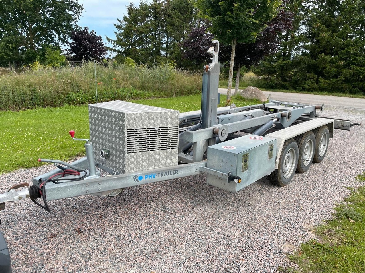 PHV hooklift trailer, EC FLEX PH1532, 3 axles - Kroghejsvogn/ Skip loader anhænger: billede 1 PHV hooklift trailer, EC FLEX PH1532, 3 axles - Kroghejsvogn/ Skip loader anhænger: billede 1
