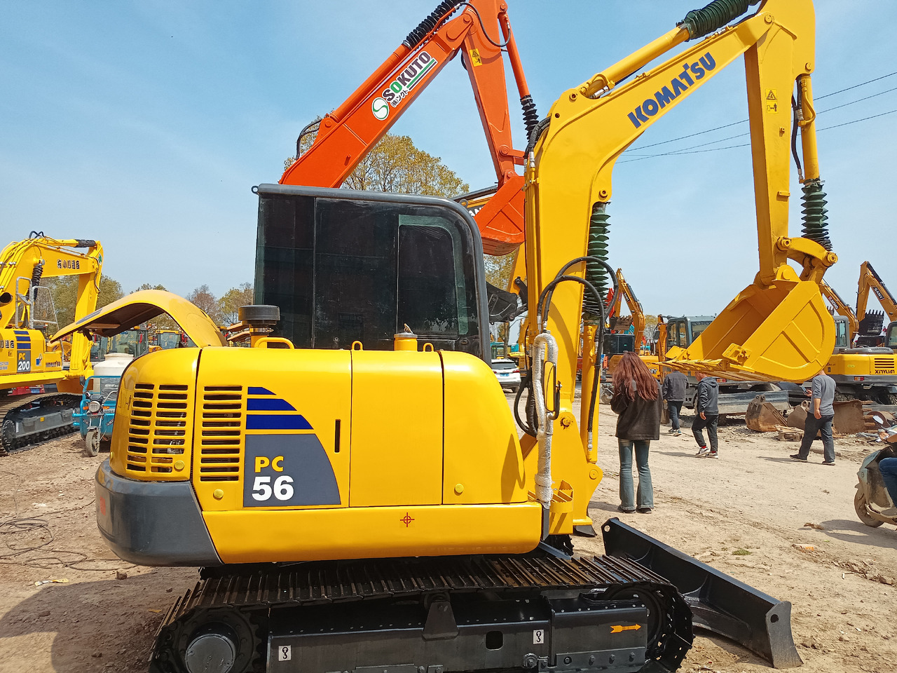 KOMATSU PC56-3 - Minigravemaskine: billede 3 KOMATSU PC56-3 - Minigravemaskine: billede 3