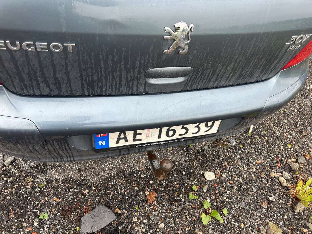 2007 Personbil PEUGEOT 307 EU-godkjent - Stationcar: billede 5 2007 Personbil PEUGEOT 307 EU-godkjent - Stationcar: billede 5