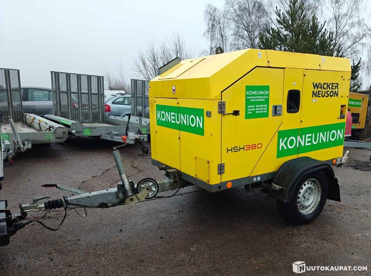 Frost-thawing trailer Wacker Neuson HSH 380, 2018, 4,611 h, Espoo - Bygningsudstyr, Anhænger: billede 1 Frost-thawing trailer Wacker Neuson HSH 380, 2018, 4,611 h, Espoo - Bygningsudstyr, Anhænger: billede 1