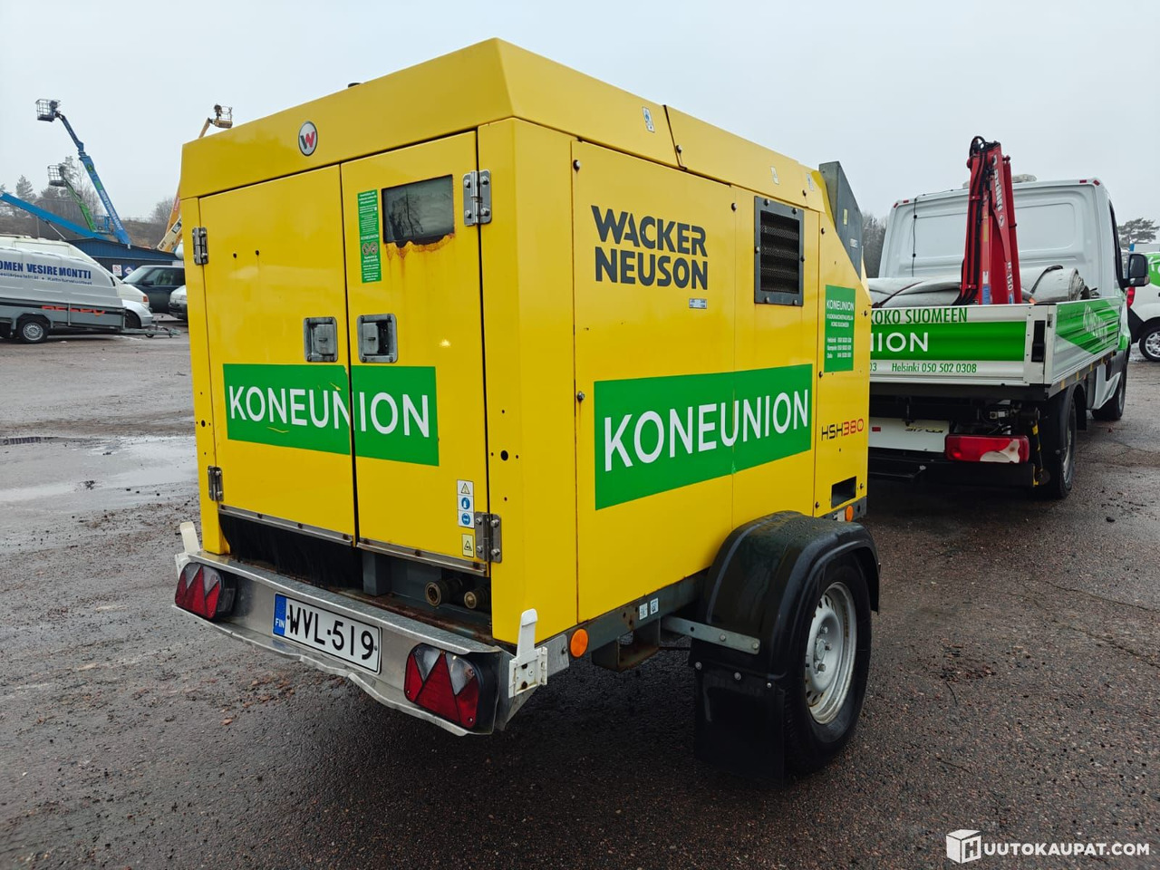 Frost-thawing trailer Wacker Neuson HSH 380, 2018, 4,611 h, Espoo - Bygningsudstyr, Anhænger: billede 4 Frost-thawing trailer Wacker Neuson HSH 380, 2018, 4,611 h, Espoo - Bygningsudstyr, Anhænger: billede 4