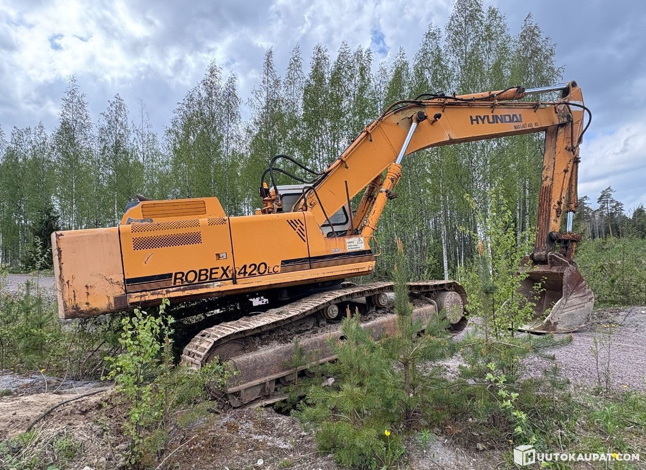 Hyundai Robex 420 LC, tracked excavator, 1995, Mäntsälä - Bæltegravemaskine: billede 3 Hyundai Robex 420 LC, tracked excavator, 1995, Mäntsälä - Bæltegravemaskine: billede 3