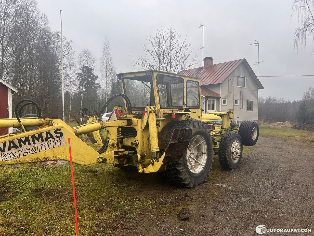 Leyland, Vammas Kersantti, tractor excavator with three buckets and tracks, 1972, Hämeenlinna - Landbrugsmaskine: billede 5 Leyland, Vammas Kersantti, tractor excavator with three buckets and tracks, 1972, Hämeenlinna - Landbrugsmaskine: billede 5