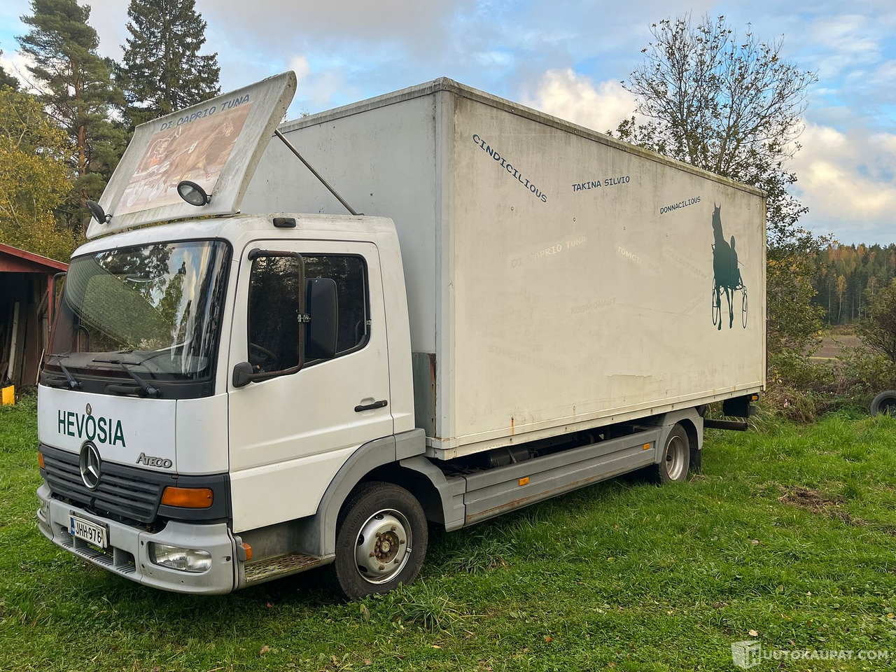Mercedes-Benz Atego, hevoskuljetusauto, 2000, Inkoo - Lastbil: billede 2 Mercedes-Benz Atego, hevoskuljetusauto, 2000, Inkoo - Lastbil: billede 2