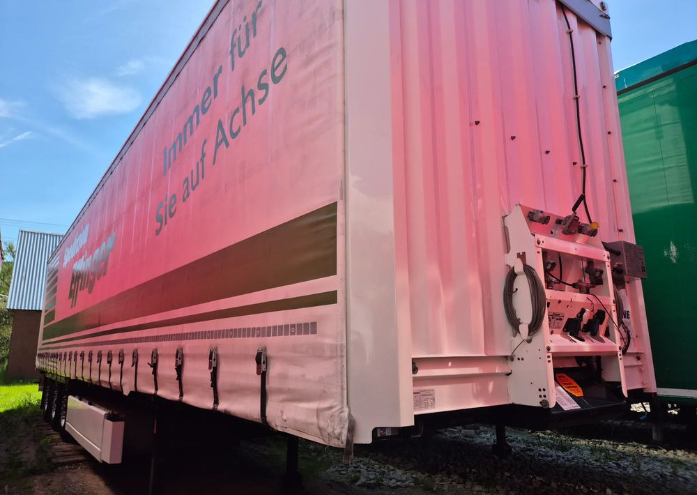 Krone BURTOWA BUDOWLANA VARIOS PÓŁMEGA 385/55 z Niemiec / ALUFELGI / stan bardzo dobry / PODNOSZONA OŚ I DACH / BPW firanka burto-firanka firana burtówka burto firanka - Gardintrailer: billede 4 Krone BURTOWA BUDOWLANA VARIOS PÓŁMEGA 385/55 z Niemiec / ALUFELGI / stan bardzo dobry / PODNOSZONA OŚ I DACH / BPW firanka burto-firanka firana burtówka burto firanka - Gardintrailer: billede 4