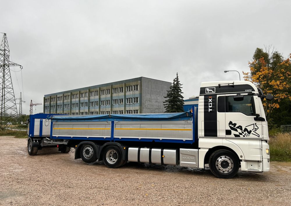 MAN TGX Tandem 1m burty TOP KOMPLET / ALUFELGI / zarejestrowany gotowy do pracy / przyczepa 18t / FULL OPCJA / 26.420 26.460 26.500 26.400 26.440 26.480 26.510 460 500 - Lastbil med lad: billede 2 MAN TGX Tandem 1m burty TOP KOMPLET / ALUFELGI / zarejestrowany gotowy do pracy / przyczepa 18t / FULL OPCJA / 26.420 26.460 26.500 26.400 26.440 26.480 26.510 460 500 - Lastbil med lad: billede 2
