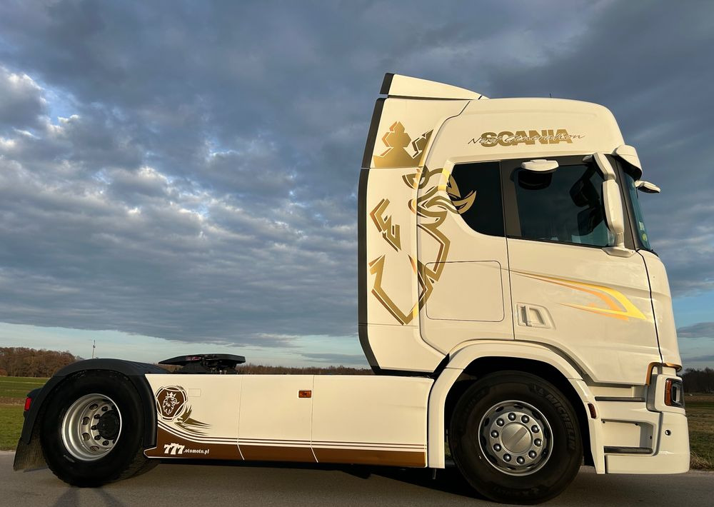 Scania R500 FULL AIR 2019 10x poduszki KLIMA POSTOJOWA / RETARDER / FULL SPOJLER / TOP STAN / od jedynego właściciela ! HYDRAULIKA spod beczki spożywczej ! / do wywrotu ruchomej podłogi beczki TOP TOP - Trækker: billede 4 Scania R500 FULL AIR 2019 10x poduszki KLIMA POSTOJOWA / RETARDER / FULL SPOJLER / TOP STAN / od jedynego właściciela ! HYDRAULIKA spod beczki spożywczej ! / do wywrotu ruchomej podłogi beczki TOP TOP - Trækker: billede 4