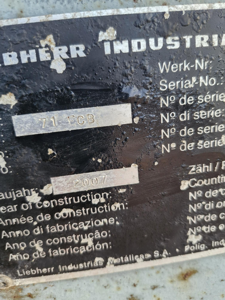 Liebherr 71EC B kreuz 3,80x3,80m - Kran: billede 2 Liebherr 71EC B kreuz 3,80x3,80m - Kran: billede 2