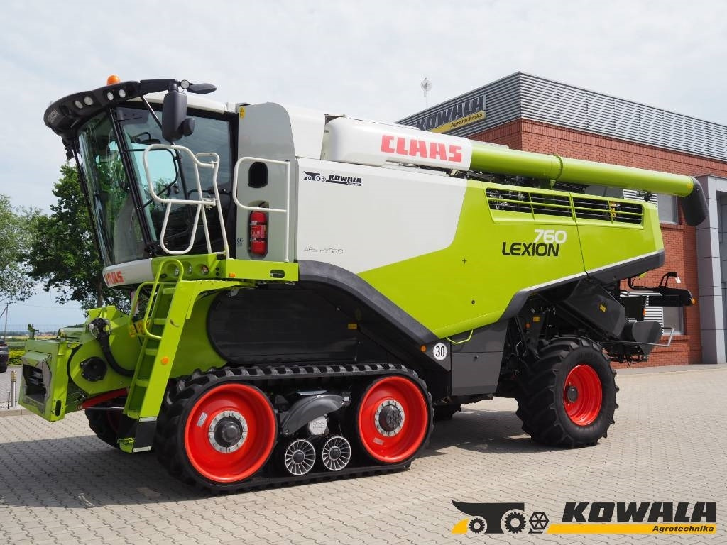 Claas Lexion 760TT + V930 - Mejetærsker: billede 1 Claas Lexion 760TT + V930 - Mejetærsker: billede 1