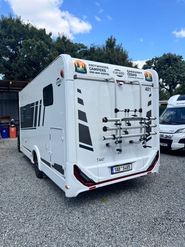 CARADO T447 PRO+ , camera, radio, awning, bike holder, LPG, ALU - Delintegreret autocamper: billede 3 CARADO T447 PRO+ , camera, radio, awning, bike holder, LPG, ALU - Delintegreret autocamper: billede 3