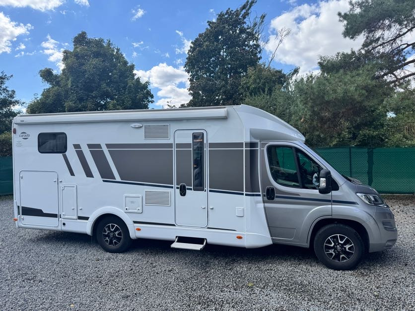 CARADO T447 PRO+ , camera, radio, awning, bike holder, LPG, ALU - Delintegreret autocamper: billede 1 CARADO T447 PRO+ , camera, radio, awning, bike holder, LPG, ALU - Delintegreret autocamper: billede 1