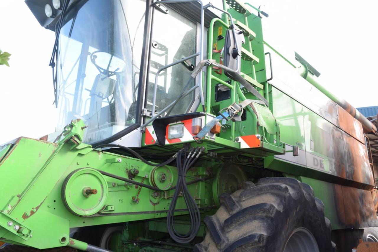 Deutz-Fahr 4075 - Brandschaden - Mejetærsker: billede 2 Deutz-Fahr 4075 - Brandschaden - Mejetærsker: billede 2