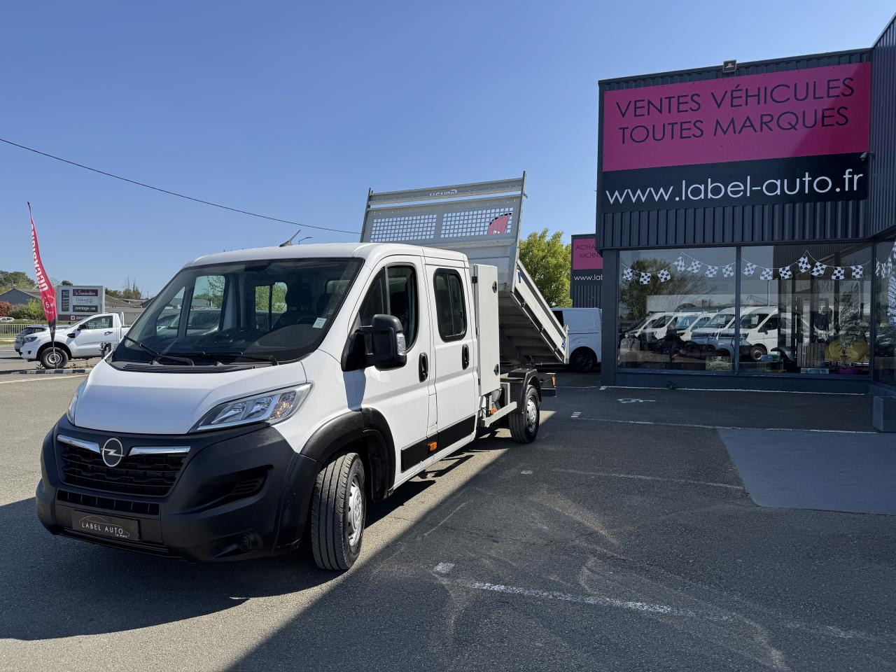 OPEL Movano 3.5t L3 2.2 HDi S&S Maxi - 165CH  2021 BENNE DOUBLE CABINE 6PL - Ladbil med tip, Mandskabsbil: billede 5 OPEL Movano 3.5t L3 2.2 HDi S&S Maxi - 165CH  2021 BENNE DOUBLE CABINE 6PL - Ladbil med tip, Mandskabsbil: billede 5
