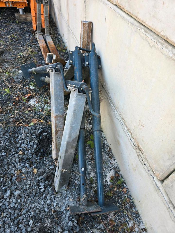 4x Stützen für Küpper-Weisser Salzstreuer Container Wohnkabine Schmidt Epoke Gmeiner Salzsilo Streuautomat Winterdienst - Sand-/ Saltspreder: billede 2 4x Stützen für Küpper-Weisser Salzstreuer Container Wohnkabine Schmidt Epoke Gmeiner Salzsilo Streuautomat Winterdienst - Sand-/ Saltspreder: billede 2