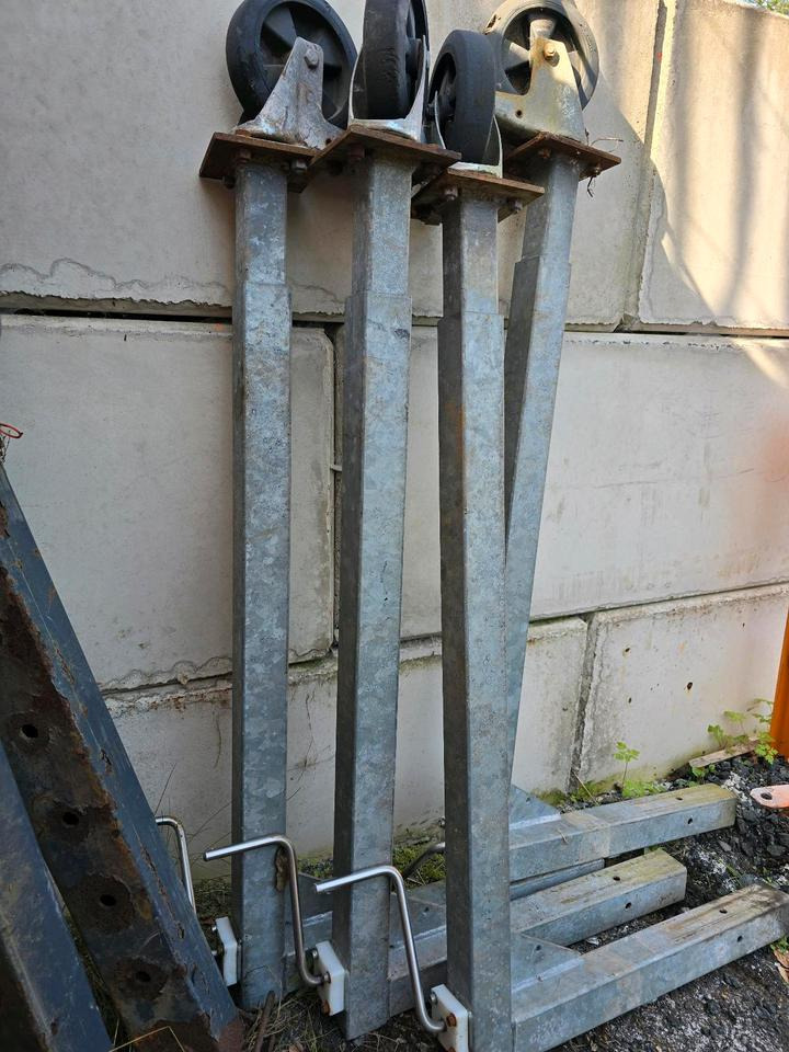 4x Stützen für Salzstreuer Container Wohnkabine Schmidt Epoke Gmeiner Salzsilo Streuautomat Winterdienst - Sand-/ Saltspreder: billede 3 4x Stützen für Salzstreuer Container Wohnkabine Schmidt Epoke Gmeiner Salzsilo Streuautomat Winterdienst - Sand-/ Saltspreder: billede 3