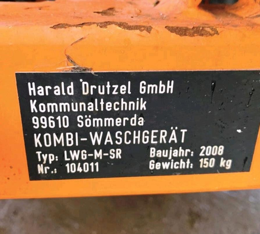 Leitpfostenwaschgerät Drutzel LWG-M-SR Leitpfostenwaschmaschine Schmidt Passend für Multicar Unimog - Børste til fejemaskiner: billede 3 Leitpfostenwaschgerät Drutzel LWG-M-SR Leitpfostenwaschmaschine Schmidt Passend für Multicar Unimog - Børste til fejemaskiner: billede 3