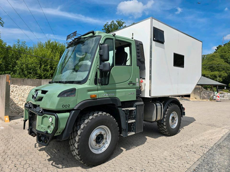 Unimog U 318 Wohnmobil Expeditionsfahrzeug euro 6 Blue tec UGE UGN Leerkabine U318 EAS Mercedes-Benz - Camper van: billede 1 Unimog U 318 Wohnmobil Expeditionsfahrzeug euro 6 Blue tec UGE UGN Leerkabine U318 EAS Mercedes-Benz - Camper van: billede 1