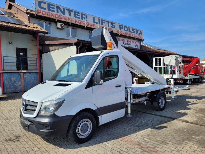 Mercedes-Benz Sprinter 313 podnośnik koszowy 27 m Ruthmann TB270 - Lastbil med mandskabslift: billede 1 Mercedes-Benz Sprinter 313 podnośnik koszowy 27 m Ruthmann TB270 - Lastbil med mandskabslift: billede 1