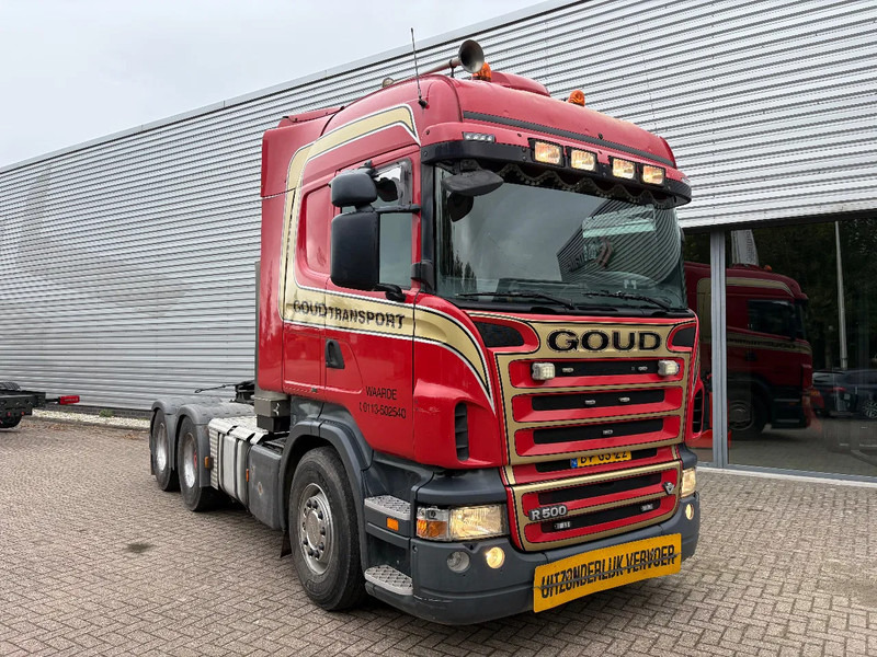 Scania R500 V8 / 6x4 / HANDGESCHAKELD / SCHUIFSCHOTEL / HYDRAULIEK / RETARDER / - Trækker: billede 1 Scania R500 V8 / 6x4 / HANDGESCHAKELD / SCHUIFSCHOTEL / HYDRAULIEK / RETARDER / - Trækker: billede 1