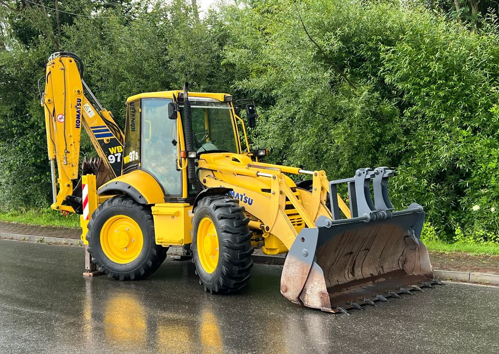 Komatsu * Koparko Ładowarka * Komatsu WB 97 S Utility * - Gravelæssemaskine: billede 1 Komatsu * Koparko Ładowarka * Komatsu WB 97 S Utility * - Gravelæssemaskine: billede 1