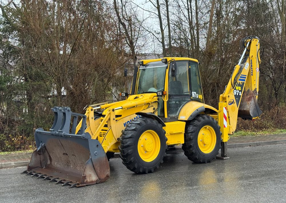 Komatsu * Koparko Ładowarka * Komatsu WB 97 S Utility * - Gravelæssemaskine: billede 1 Komatsu * Koparko Ładowarka * Komatsu WB 97 S Utility * - Gravelæssemaskine: billede 1