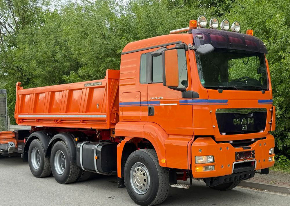 MAN * Kiper * Wywrotka * 26-480 *  MAN TGS 6x4 Bordmatic * Zastaw Tandem Niskopodwozie * Stan Perfekcyjny * - Tipvogn lastbil: billede 3 MAN * Kiper * Wywrotka * 26-480 *  MAN TGS 6x4 Bordmatic * Zastaw Tandem Niskopodwozie * Stan Perfekcyjny * - Tipvogn lastbil: billede 3