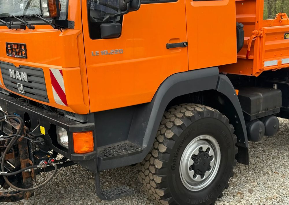 MAN * MAN 10-220 * Pług * Kiper Wywrotka Meiller * 4x4 * Zimowe Utrzymanie * Unimog * - Tipvogn lastbil: billede 4 MAN * MAN 10-220 * Pług * Kiper Wywrotka Meiller * 4x4 * Zimowe Utrzymanie * Unimog * - Tipvogn lastbil: billede 4