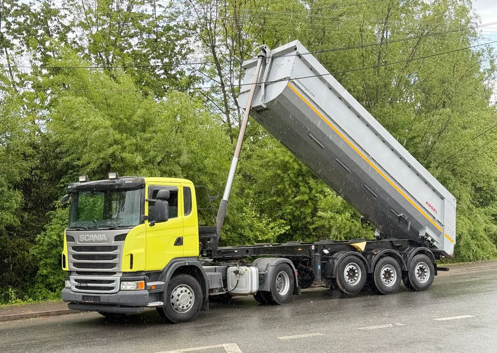 Scania * Zestaw * Scania G400 + Naczepa Kogel Kiper Wywrotka * Sprowadzony * Bardzo Dobry Stan * - Trækker, Tipvogn sættevogn: billede 1 Scania * Zestaw * Scania G400 + Naczepa Kogel Kiper Wywrotka * Sprowadzony * Bardzo Dobry Stan * - Trækker, Tipvogn sættevogn: billede 1